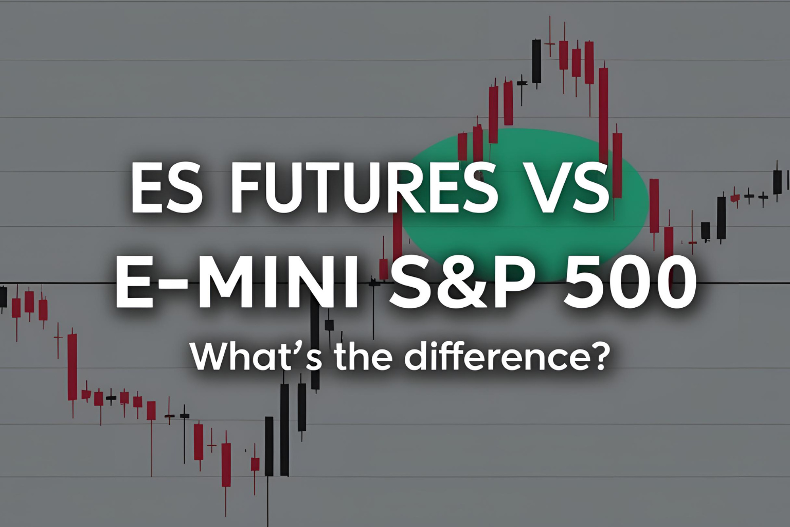 ES futures vs E-mini S&P 500